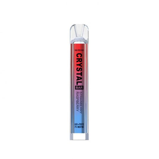 Crystal 600 Disposable Vape - Strawberry Raspberry Vape Shop Derby