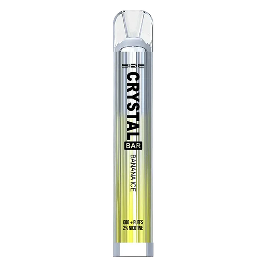 Crystal 600 Disposable Vape-Banana Ice Vape Shop Derby