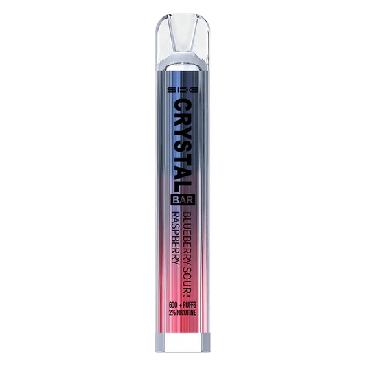 Crystal 600 Disposable Vape-Blueberry Sour Raspberry Vape Shop Derby
