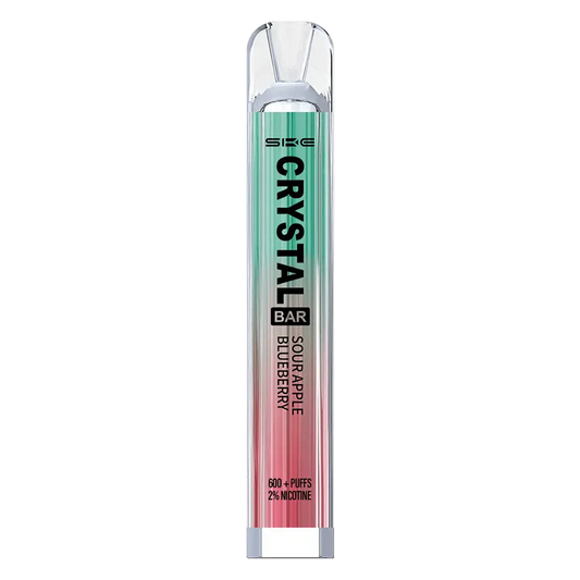 Crystal 600 Disposable Vape - Sour Apple Blueberry Vape Shop Derby