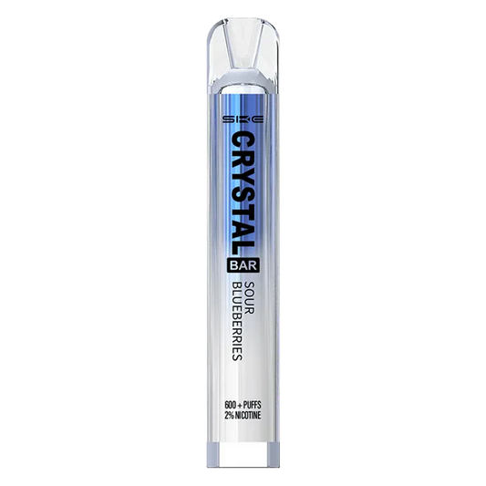 Crystal 600 Disposable Vape-Sour Blueberries Vape Shop Derby