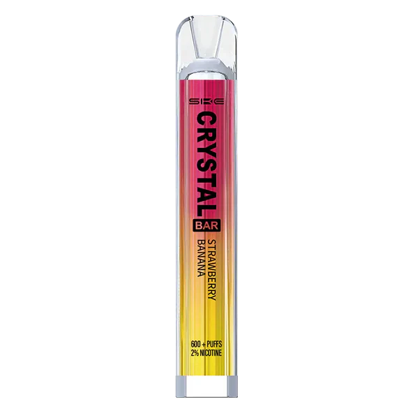Crystal 600 Disposable Vape-Strawberry Banana Vape Shop Derby