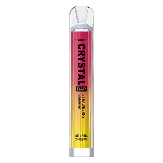 Crystal 600 Disposable Vape-Strawberry Banana Vape Shop Derby