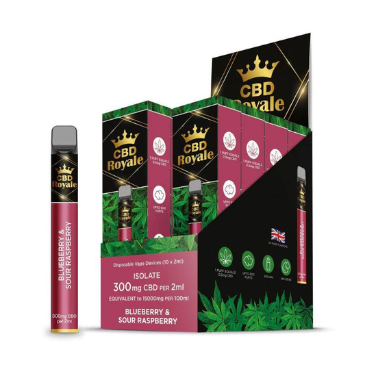 CBD Royale - Blueberry Sour Raspberry 3000mg E-Liquid Vape Shop Derby
