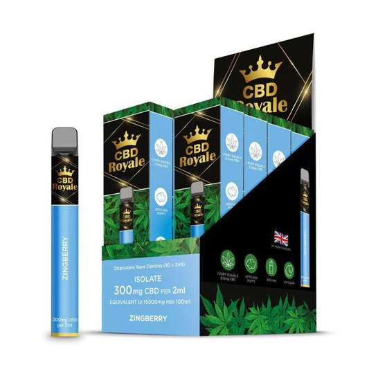 CBD Royale - Zingberry 3000mg E-Liquid Vape Shop Derby